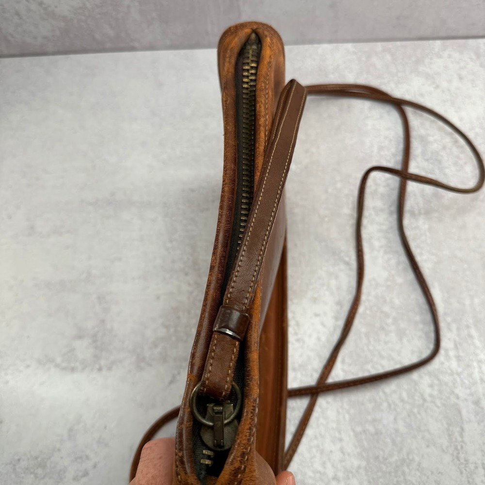 Vintage 1970s Coach Leatherware Leather Convertible Bag British Tan Made in USA - Picture 12 of 14